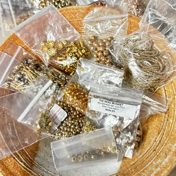 Assorted Gold Beads Collection - Picture 4 of 4